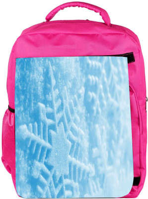 

Snoogg Eco Friendly Canvas Blue Xmas Designer Backpack Rucksack School Travel Unisex Casual Canvas Bag Bookbag Satchel 5 L Backpack(Pink)