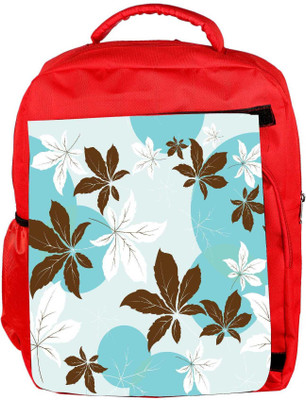 

Snoogg Eco Friendly Canvas Pink Flowers Designer Backpack Rucksack School Travel Unisex Casual Canvas Bag Bookbag Satchel 5 L Backpack(Red)