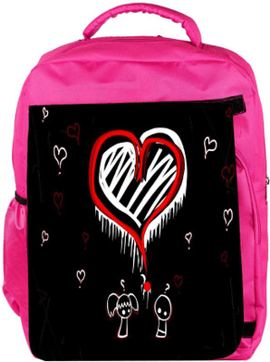 

Snoogg Eco Friendly Canvas World Best Love Designer Backpack Rucksack School Travel Unisex Casual Canvas Bag Bookbag Satchel 5 L Backpack(Pink)