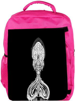 

Snoogg Eco Friendly Canvas Profet Designer Backpack Rucksack School Travel Unisex Casual Canvas Bag Bookbag Satchel 5 L Backpack(Pink)
