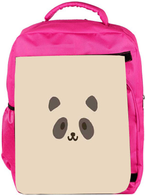 

Snoogg Eco Friendly Canvas Panda Cute Backpack Rucksack School Travel Unisex Casual Canvas Bag Bookbag Satchel 5 L Backpack(Pink)