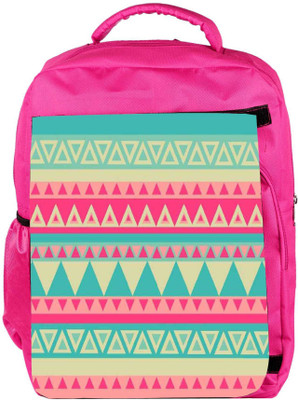 

Snoogg Eco Friendly Canvas Aztec Pink Backpack Rucksack School Travel Unisex Casual Canvas Bag Bookbag Satchel 5 L Backpack(Pink)