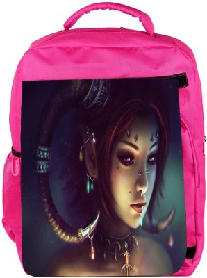 

Snoogg Eco Friendly Canvas Tribal Chic Backpack Rucksack School Travel Unisex Casual Canvas Bag Bookbag Satchel 5 L Backpack(Pink)