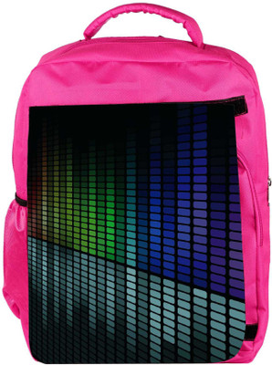 

Snoogg Eco Friendly Canvas Blue And Green Design Designer Backpack Rucksack School Travel Unisex Casual Canvas Bag Bookbag Satchel 5 L Backpack(Pink)