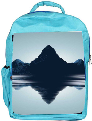 

Snoogg Eco Friendly Canvas Moutain Lakes Backpack Rucksack School Travel Unisex Casual Canvas Bag Bookbag Satchel 5 L Backpack(Blue)