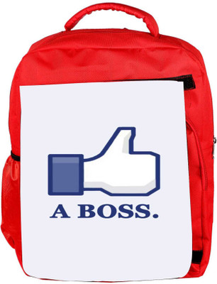 

Snoogg Eco Friendly Canvas Like A Boss Backpack Rucksack School Travel Unisex Casual Canvas Bag Bookbag Satchel 5 L Backpack(Red)
