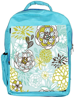 

Snoogg Eco Friendly Canvas Retro Floral Seamless Background Romantic Seamless Pattern In Vector Backpack Rucksack School Travel Unisex Casual Canvas Bag Bookbag Satchel 5 L Backpack(Blue)