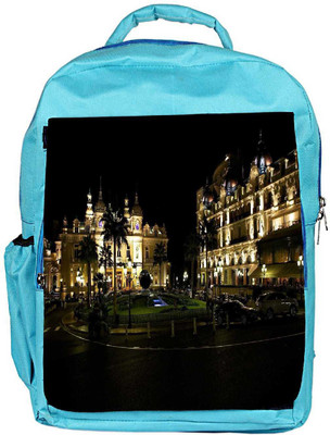 

Snoogg Eco Friendly Canvas Palace At Night Designer Backpack Rucksack School Travel Unisex Casual Canvas Bag Bookbag Satchel 5 L Backpack(Blue)