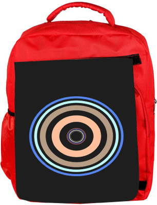 

Snoogg Eco Friendly Canvas Push Target 2460 Backpack Rucksack School Travel Unisex Casual Canvas Bag Bookbag Satchel 5 L Backpack(Red)