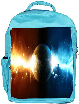

Snoogg Eco Friendly Canvas Powers Of Earth Designer Backpack Rucksack School Travel Unisex Casual Canvas Bag Bookbag Satchel 5 L Backpack(Blue)
