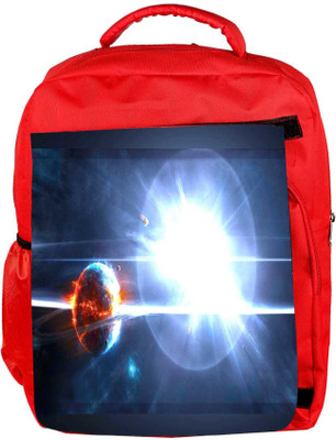 

Snoogg Eco Friendly Canvas Solar Sun Designer Backpack Rucksack School Travel Unisex Casual Canvas Bag Bookbag Satchel 5 L Backpack(Red)