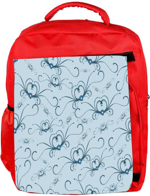

Snoogg Eco Friendly Canvas Abstract Pattern Designer Backpack Rucksack School Travel Unisex Casual Canvas Bag Bookbag Satchel 5 L Backpack(Red)