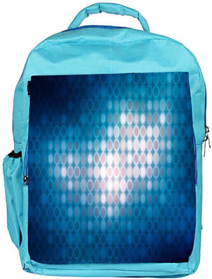 

Snoogg Eco Friendly Canvas Blue Beats Designer Backpack Rucksack School Travel Unisex Casual Canvas Bag Bookbag Satchel 5 L Backpack(Blue)