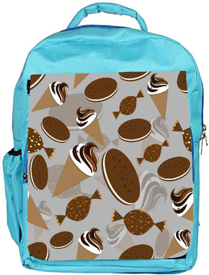 

Snoogg Eco Friendly Canvas Pattern White In Blue Designer Backpack Rucksack School Travel Unisex Casual Canvas Bag Bookbag Satchel 5 L Backpack(Blue)