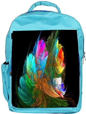 

Snoogg Eco Friendly Canvas Multicolor Pattern Designer Backpack Rucksack School Travel Unisex Casual Canvas Bag Bookbag Satchel 5 L Backpack(Blue)