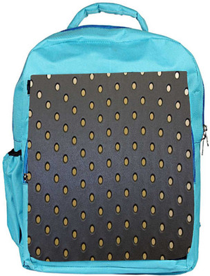 

Snoogg Eco Friendly Canvas Yellow Spots Designer Backpack Rucksack School Travel Unisex Casual Canvas Bag Bookbag Satchel 5 L Backpack(Blue)