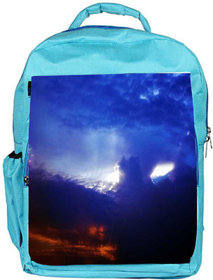 

Snoogg Eco Friendly Canvas Clouds In Sky Backpack Rucksack School Travel Unisex Casual Canvas Bag Bookbag Satchel 5 L Backpack(Blue)
