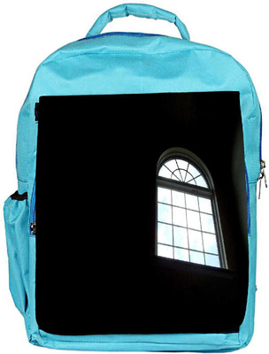 

Snoogg Eco Friendly Canvas Alone Window Designer Backpack Rucksack School Travel Unisex Casual Canvas Bag Bookbag Satchel 5 L Backpack(Blue)