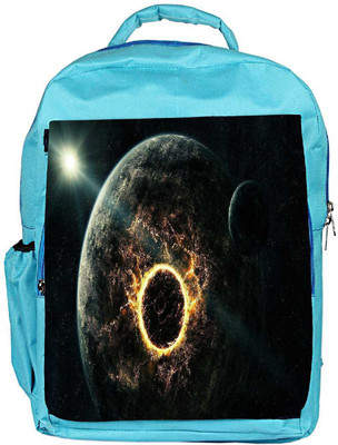 

Snoogg Eco Friendly Canvas Black R Designer Backpack Rucksack School Travel Unisex Casual Canvas Bag Bookbag Satchel 5 L Backpack(Blue)