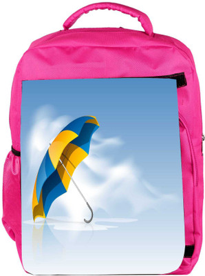 

Snoogg Eco Friendly Canvas Abstract Rainy Season Background Backpack Rucksack School Travel Unisex Casual Canvas Bag Bookbag Satchel 5 L Backpack(Pink)