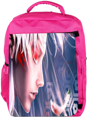 

Snoogg Eco Friendly Canvas Beautiful Blonde Girl Designer Backpack Rucksack School Travel Unisex Casual Canvas Bag Bookbag Satchel 5 L Backpack(Pink)