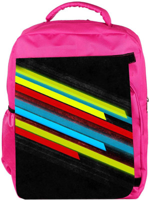 

Snoogg Eco Friendly Canvas Meteor Shower 2407 Backpack Rucksack School Travel Unisex Casual Canvas Bag Bookbag Satchel 5 L Backpack(Pink)