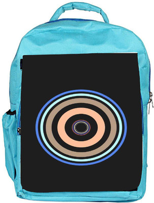 

Snoogg Eco Friendly Canvas Push Target 2460 Backpack Rucksack School Travel Unisex Casual Canvas Bag Bookbag Satchel 5 L Backpack(Blue)
