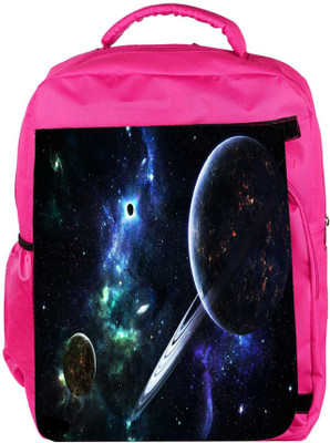 

Snoogg Eco Friendly Canvas Solar Rays Designer Backpack Rucksack School Travel Unisex Casual Canvas Bag Bookbag Satchel 5 L Backpack(Pink)