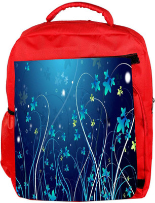 

Snoogg Eco Friendly Canvas Underwater Plants Designer Backpack Rucksack School Travel Unisex Casual Canvas Bag Bookbag Satchel 5 L Backpack(Red)