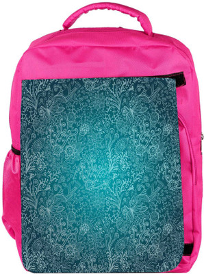 

Snoogg Eco Friendly Canvas Seamless Texture With Flowers Backpack Rucksack School Travel Unisex Casual Canvas Bag Bookbag Satchel 5 L Backpack(Pink)