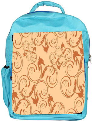 

Snoogg Eco Friendly Canvas Abstract Cream Pattern Designer Backpack Rucksack School Travel Unisex Casual Canvas Bag Bookbag Satchel 5 L Backpack(Blue)