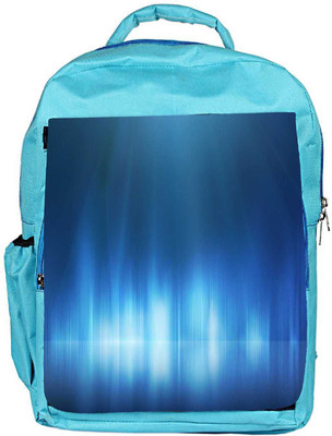 

Snoogg Eco Friendly Canvas Light Blue Design Designer Backpack Rucksack School Travel Unisex Casual Canvas Bag Bookbag Satchel 5 L Backpack(Blue)