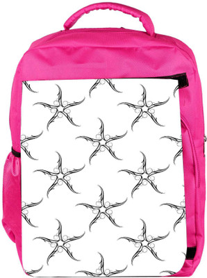 

Snoogg Eco Friendly Canvas Thin Starfish Designer Backpack Rucksack School Travel Unisex Casual Canvas Bag Bookbag Satchel 5 L Backpack(Pink)