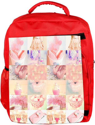 

Snoogg Eco Friendly Canvas Learn To Love Yourself Backpack Rucksack School Travel Unisex Casual Canvas Bag Bookbag Satchel 5 L Backpack(Red)