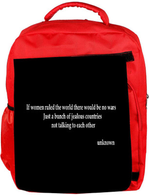 

Snoogg Eco Friendly Canvas Panda Funny Love Technology Designer Backpack Rucksack School Travel Unisex Casual Canvas Bag Bookbag Satchel 5 L Backpack(Red)