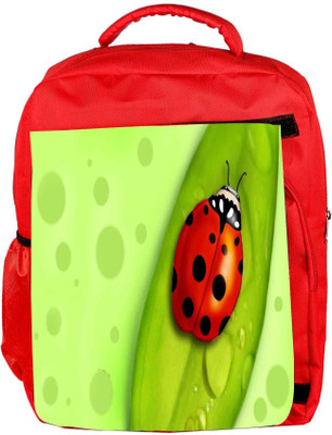 

Snoogg Eco Friendly Canvas Red Beatel Designer Backpack Rucksack School Travel Unisex Casual Canvas Bag Bookbag Satchel 5 L Backpack(Red)