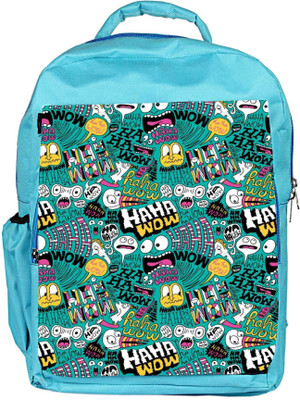 

Snoogg Eco Friendly Canvas We Love Comics Backpack Rucksack School Travel Unisex Casual Canvas Bag Bookbag Satchel 5 L Backpack(Blue)