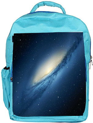 

Snoogg Eco Friendly Canvas Blue Galaxy Designer Backpack Rucksack School Travel Unisex Casual Canvas Bag Bookbag Satchel 5 L Backpack(Blue)