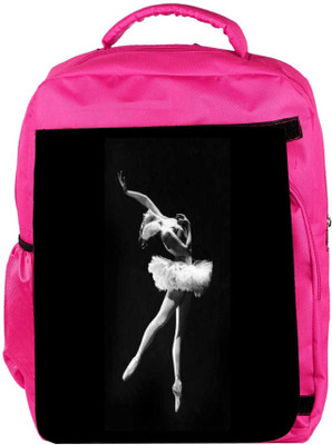 

Snoogg Eco Friendly Canvas Ballet Live Backpack Rucksack School Travel Unisex Casual Canvas Bag Bookbag Satchel 5 L Backpack(Pink)
