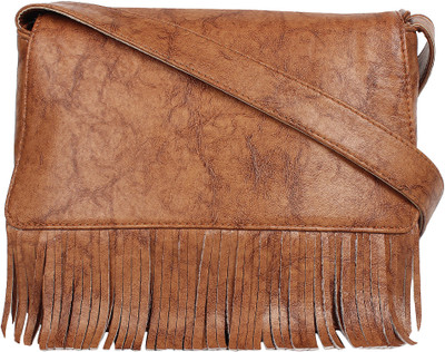 

P&Y Fashion Light Grey Sling Bag Waterproof Sling Bag(Brown, 2 L)