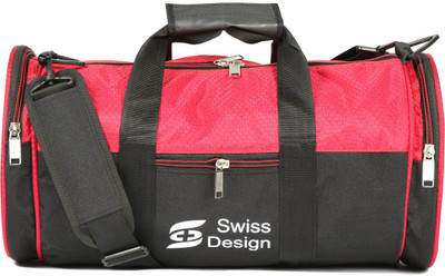 

Swiss Design Gym and Duffle Bag Sports Bag(Red, Backpack, Black;red