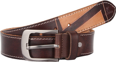 

K London Men Casual, Evening, Formal, Party Brown, Beige Genuine Leather Belt, Beige;brown