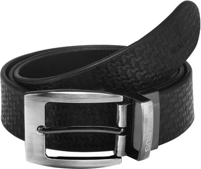 

walrus Men Casual Black Genuine Leather Belt