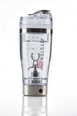 

Fitster5 Moto Shaker Blender Bottle for Protein Powder/ BCAA / Shakes / Smoothies Portable Electric Shaker with USB Charging 450 ml Shaker(Pack of 1, Clear)