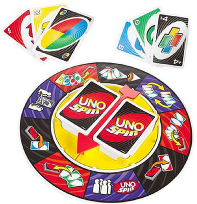 Krypton UNO Spin Wheel Card Family Board Game(Multicolor) available at flipkart for Rs.589