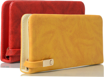 

Mammon Casual Yellow, Red Clutch, Red;yellow