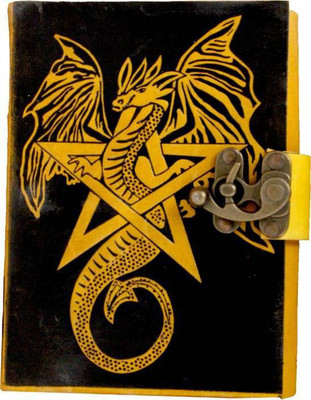 

Ehandcrafts A5 Diary(Handcrafted leather diary, Black)
