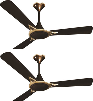 

Crompton Avancer prime antidust pack of 2 3 Blade Ceiling Fan(Roast brown, Pack of 2)