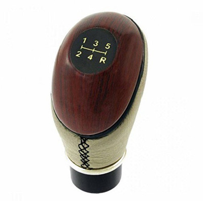 

Autofier Leather,Plastic Gear Knob For(Beige)