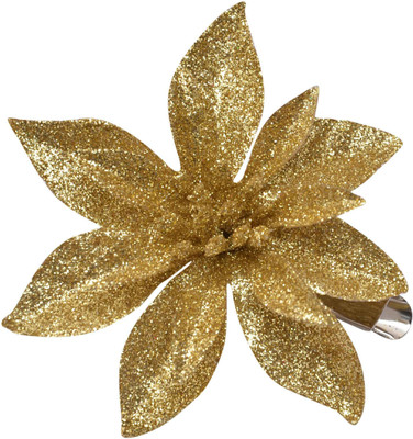 

BELLA HARARO SET OF 2 GOLDEN ROSE HAIR CLIP FOR HAIR DECORATION Hair Clip(Gold)